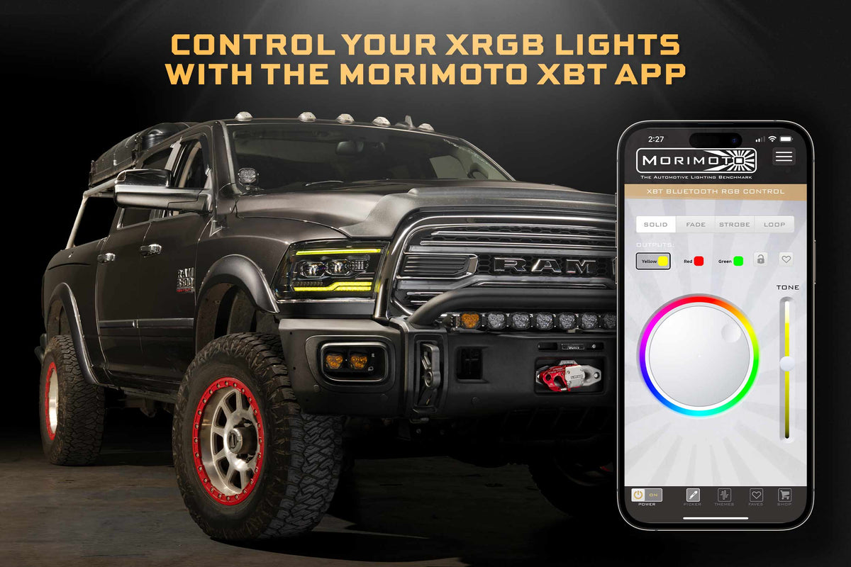 Morimoto - XB Evo Hybrid Headlights: 09-18 Dodge Ram (Set) - LF2-520R
