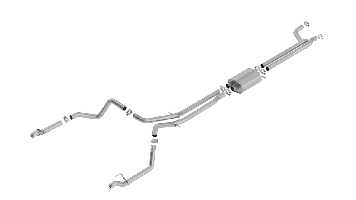 Borla 2019 Chevrolet Silverado / GMC Sierra 1500 S Type Catback Exhaust - 2.75in Pipe Diameter - 140778