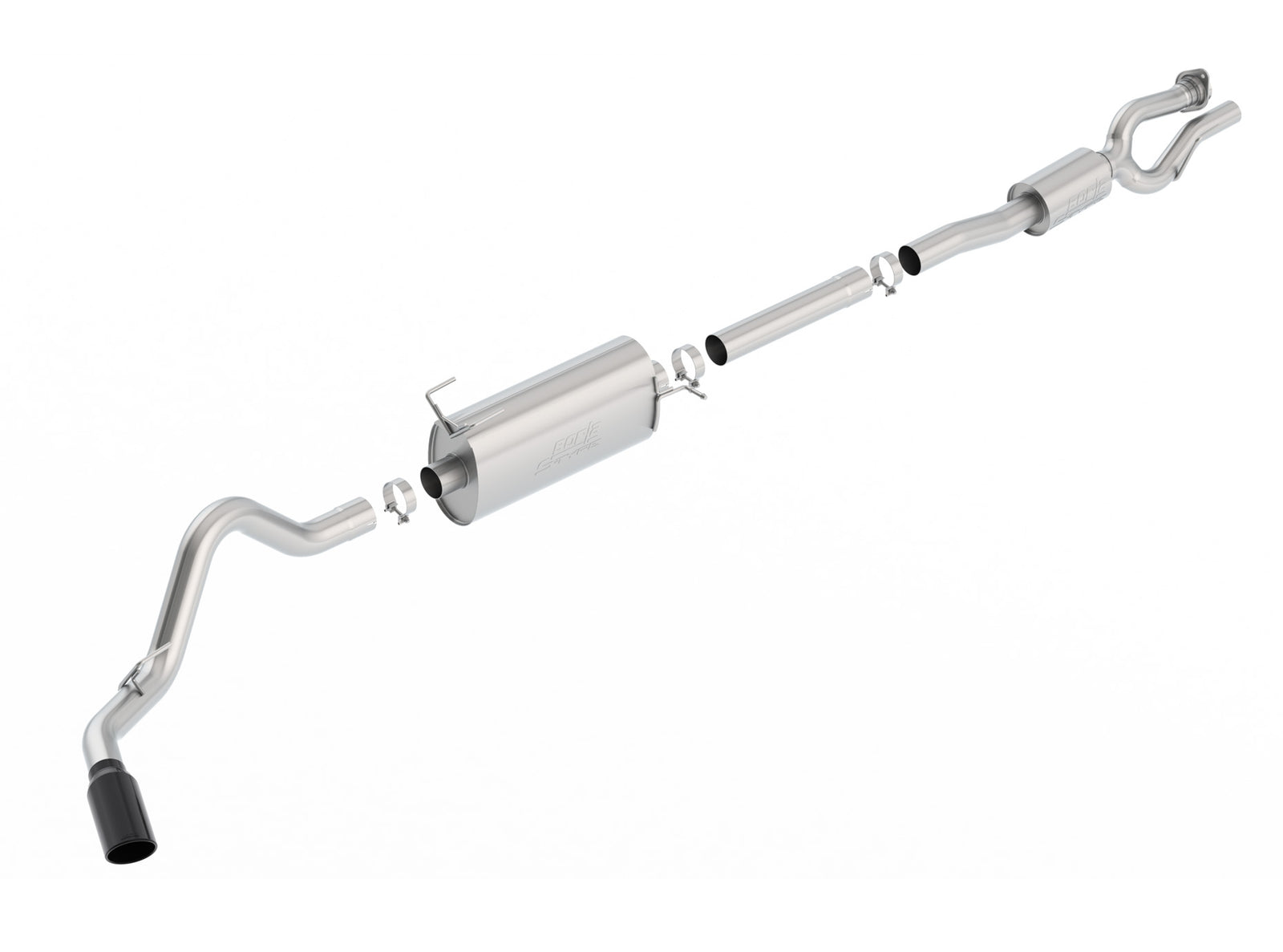 Borla S-Type Cat-Back 17-19 Ford F-250/350 Super Duty Side Exit Exhaust