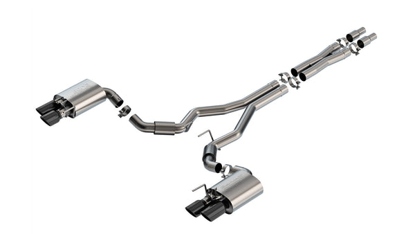 Borla 2024 Ford Mustang GT 5.0L V8 w/ Active Exhaust S-Type Cat-Back Exhaust System