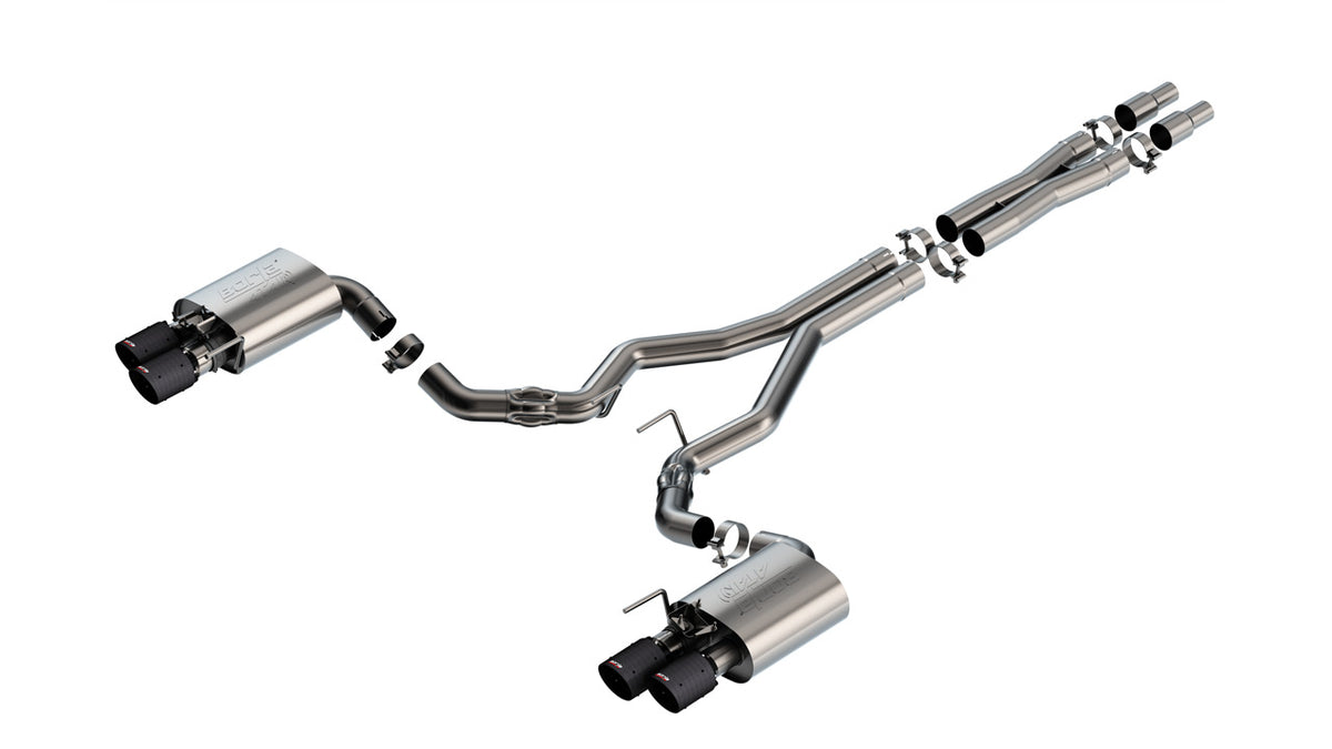 Borla 2024 Ford Mustang GT 5.0L V8 w/ Active Exhaust ATAK Cat-Back Exhaust System