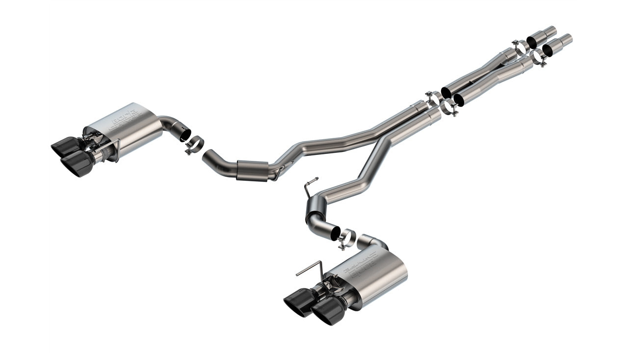 Borla 2024 Ford Mustang Dark Horse 5.0L V8 w/Active Exhaust S-Type Cat-Back Exhaust System