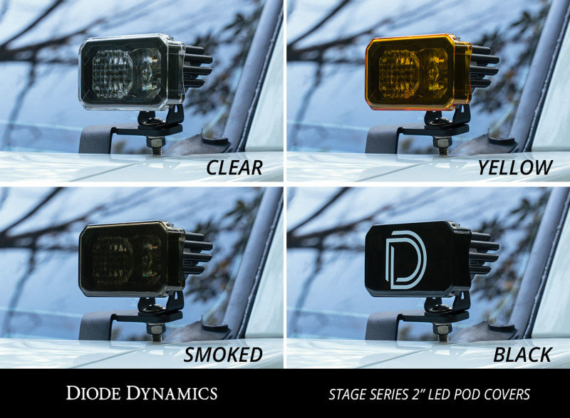 Diode Dynamics Stage Series 2 In LED Pod Cover Black Each - DD6599