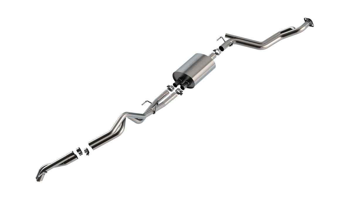 Borla 2024+ Toyota Tacoma (Coil Springs Only) S Type Catback System - Rock Crawler Design - 141007
