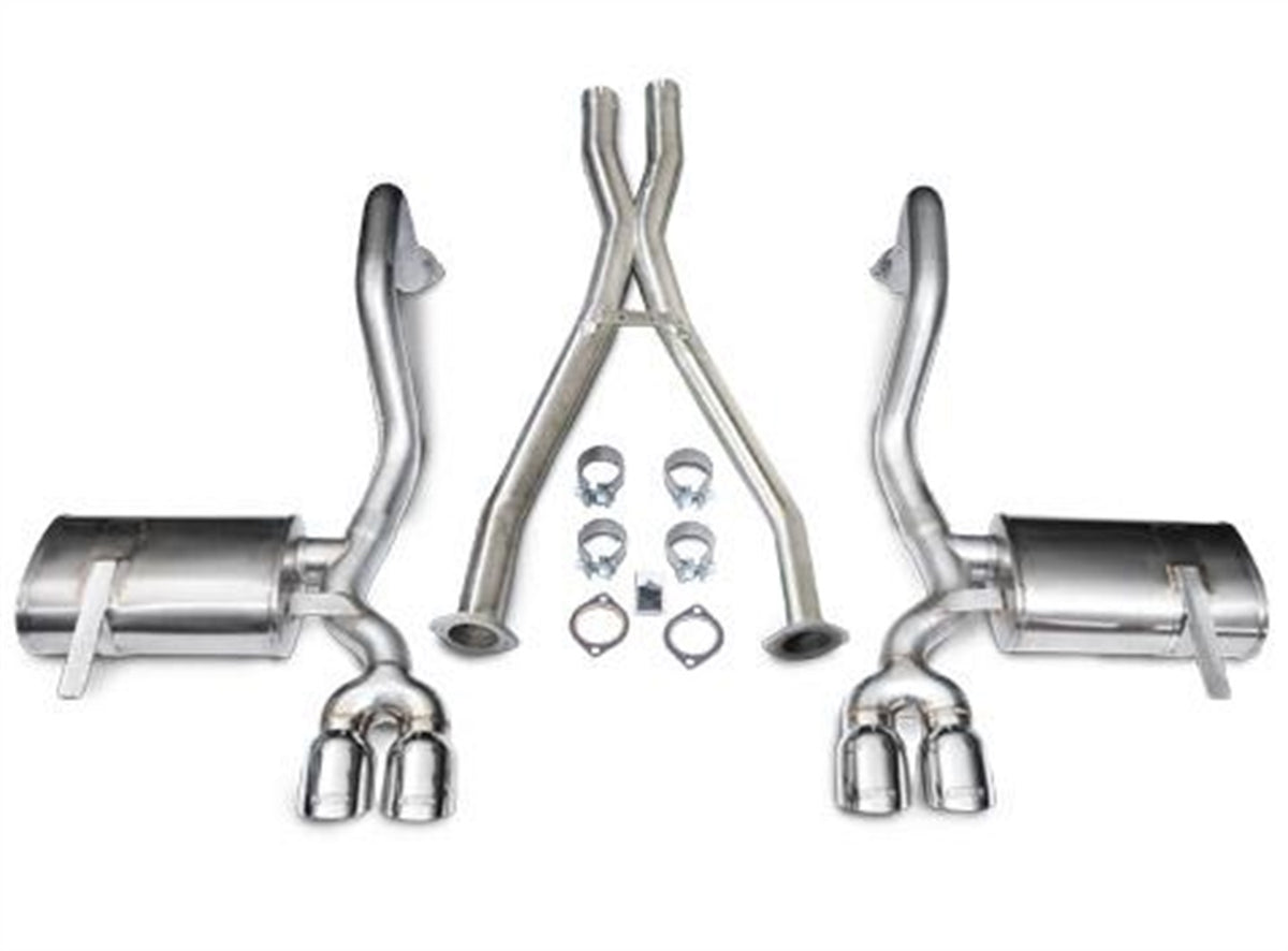 Corsa 97-04 Chevrolet Corvette C5 Z06 5.7L V8 Polished Xtreme Cat-Back + XO Exhaust - 14114