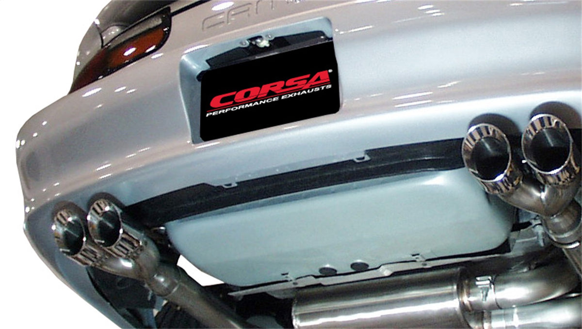 Corsa 98-02 Chevrolet Camaro Convertible Z28 5.7L V8 LS1 Polished Sport Cat-Back Exhaust - 14143