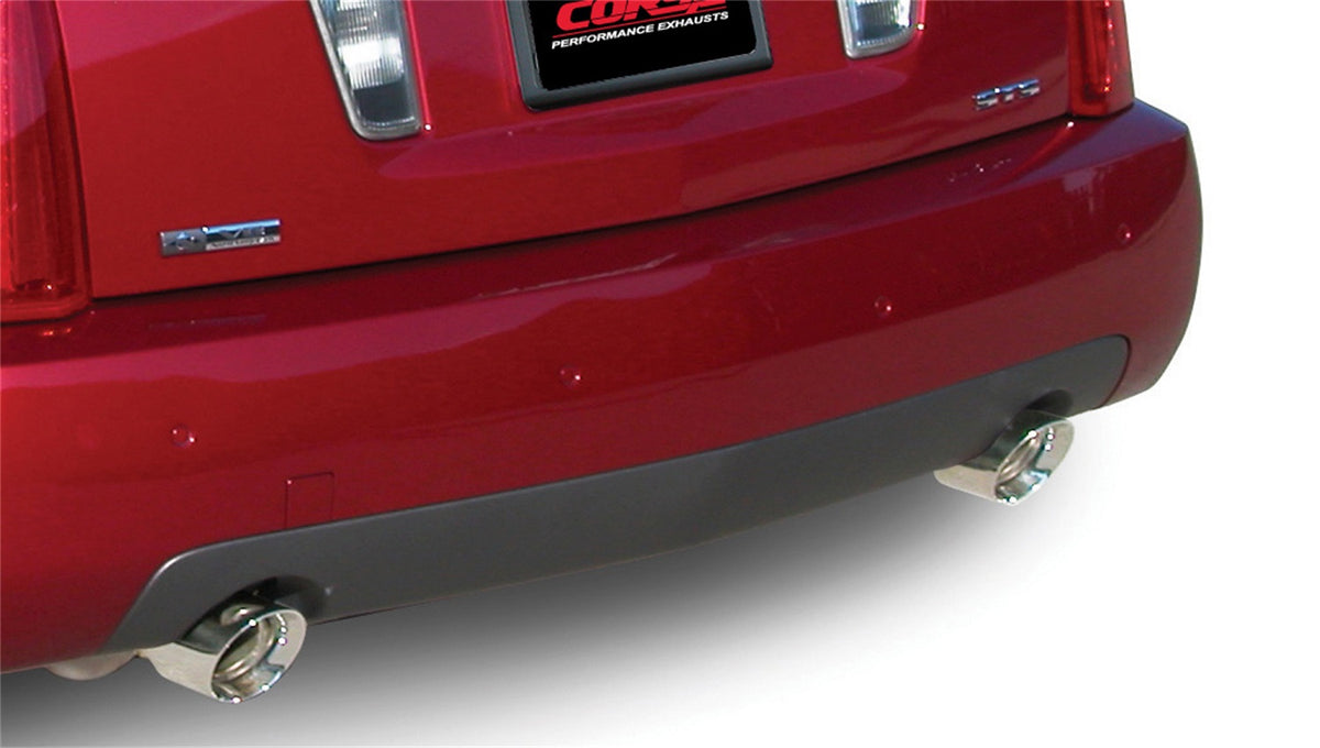 Corsa 2005-2007 Cadillac STS 4.6L Polished Touring Axle-Back Exhaust - 14157