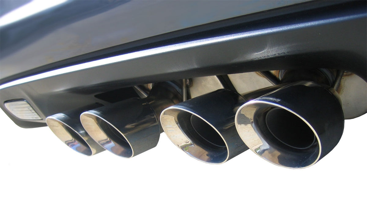 Corsa 2012-2013 Chevrolet Corvette C6 ZR1 Sport Cat-Back Dual Rear Exit w/ Twin 4.0in Pol Tips - 14164CB3