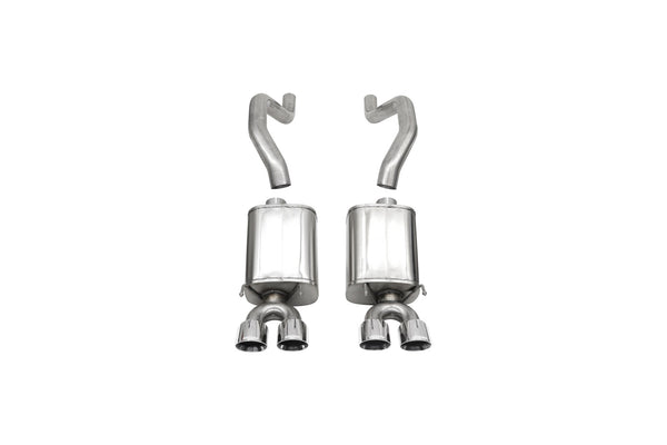 Corsa 06-13 Chevrolet Corvette C6 Z06 7.0L V8 Polished Sport Axle-Back Exhaust - 14164