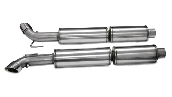 Corsa 2003-06 Dodge Viper 8.3L Polished Sport Cat-Back Exhaust (3in Inlet for Use w/ Hi-Flow Conv.) - 14174