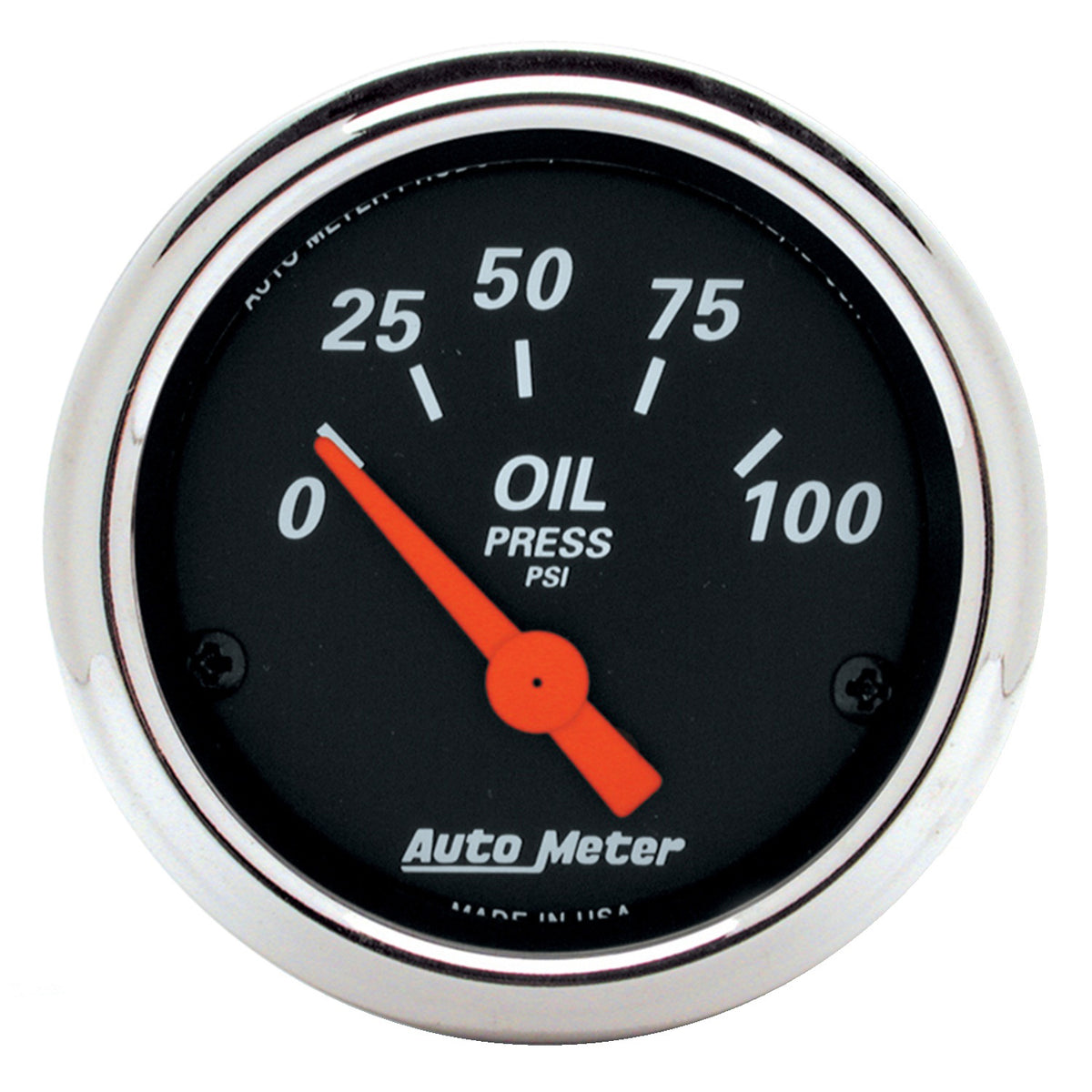 Autometer Designer Black 69-76 Nova Dash Kit 6pc Tach / MPH / Fuel / Oil / WTMP / Volt - 7024-DB