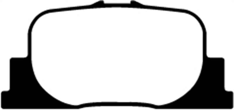 EBC 00-01 Lexus ES300 3.0 Redstuff Rear Brake Pads - DP31456C for 2005-2010 Scion tC - angle view