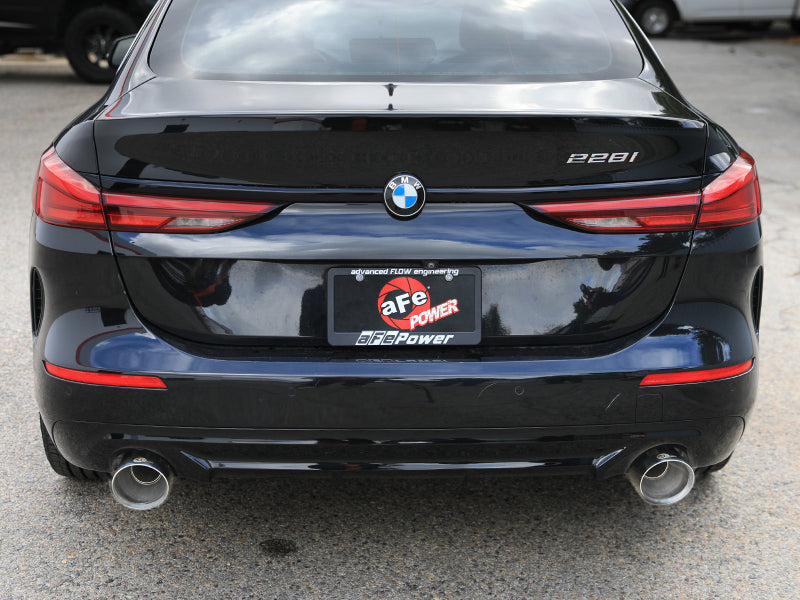 aFe MACHForce XP Exhausts Axle-Back 21-24 BMW 228i 2.0T (SS w/ Polished Tips) - 49-36355-P