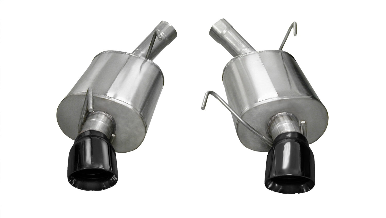 Corsa 05-10 Ford Mustang Shelby GT500 5.4L V8 Black Sport Axle-Back Exhaust - 14311BLK