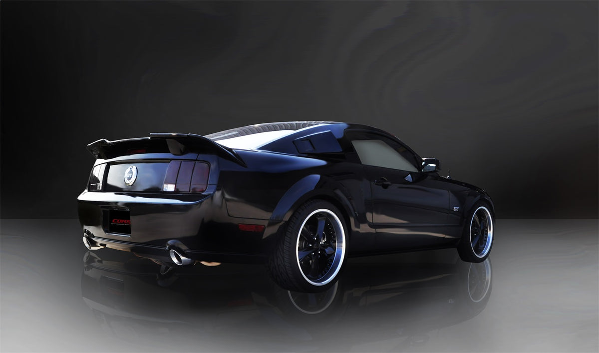 Corsa 05-10 Ford Mustang Shelby GT500 5.4L V8 Polished Sport Axle-Back Exhaust - 14311