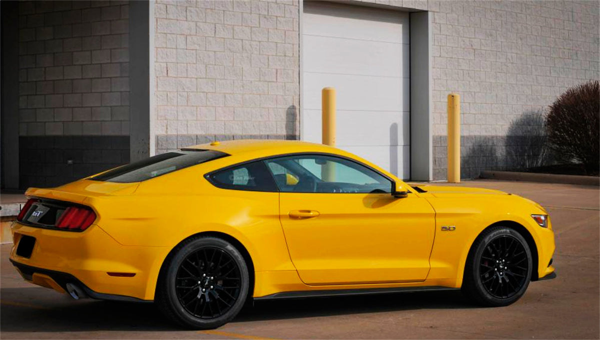 Corsa 2015-2017 Ford Mustang GT 5.0 3in Axle Back Exhaust Polish Dual 4.5in Tip Sport - 14326