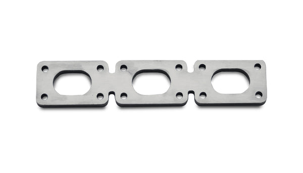 Vibrant T304 SS Exh Manifold Flanges for BMW E36/E46 platform motors 3/8in Thick (SOLD IN PAIRS) - 14336