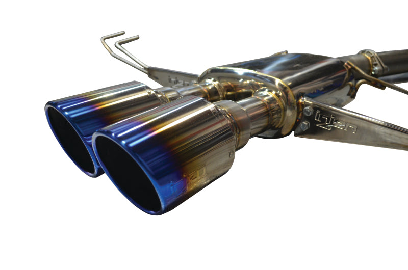 Injen 17-22 Honda Civic Type-R 3in SS Cat-Back Exhaust w/ Dual Burnt Titanium Tips - SES1582TT
