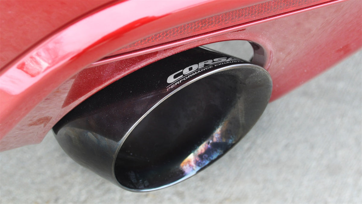 Corsa 15-17 Ford Mustang GT 3.0in Inlet / 4.5in Outlet Black PVD Tip Kit (For Corsa Exhaust Only) - 14346BLK