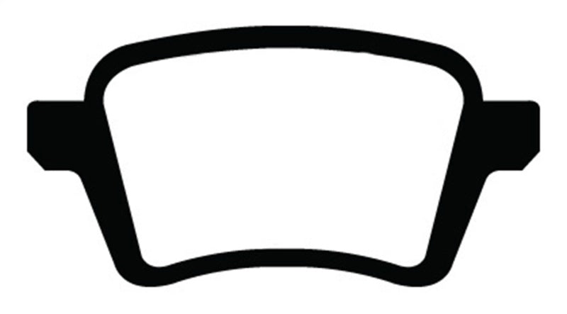 EBC 13+ Fiat 500L 1.4 Turbo Yellowstuff Rear Brake Pads - DP43027R