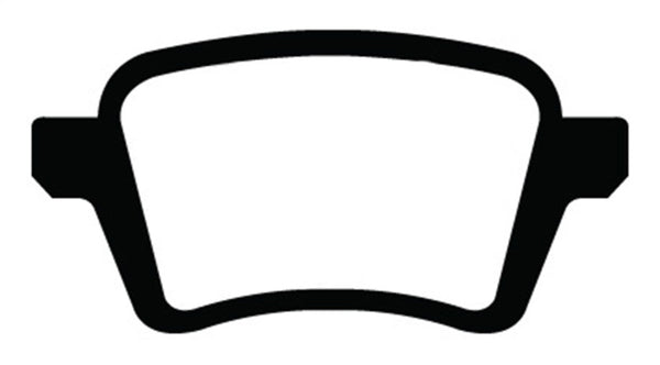 EBC 13+ Fiat 500L 1.4 Turbo Ultimax2 Rear Brake Pads - UD1722 for 2014-2020 Fiat 500L - front view