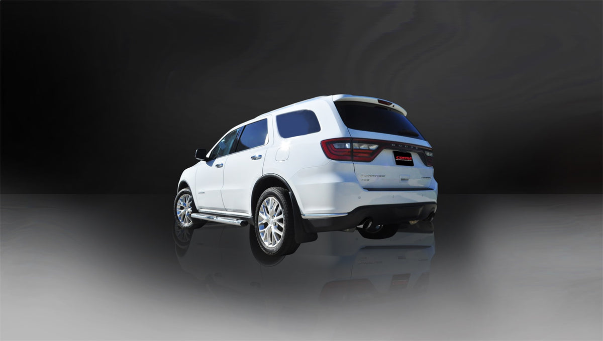 Corsa 11-14 Dodge Durango 5.7L V8 Black Sport Dual Rear Cat-Back Exhaust - 14459BLK