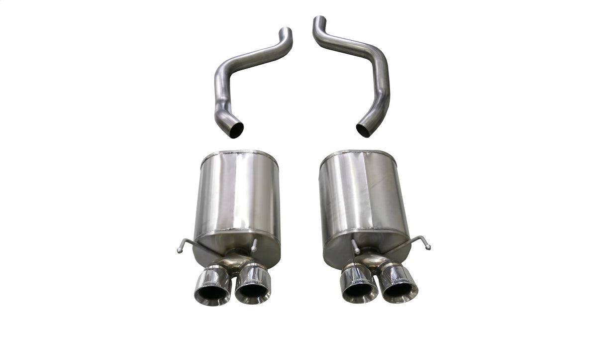 Corsa 09-13 Chevrolet Corvette C6 6.2L V8 Polished Xtreme Axle-Back Exhaust - 14470