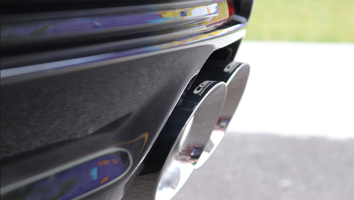 Corsa 2016-2019 Cadillac ATS-V 3.6T 4in Black Sport Axle-Back Exhaust - 14478BLK