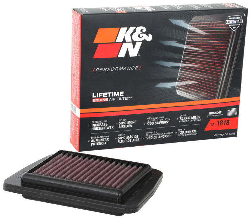 K&amp;N Yamaha Star Venture 1854 2018 Replacement Air Filter - YA-1818