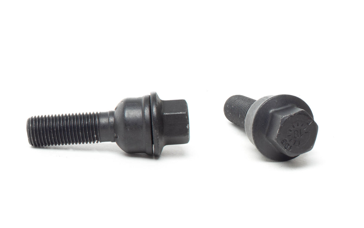 H&R Wheel Bolts Type 14 X 1.5 Length 48mm Type VW/Audi Removeable Ball Head 17mm - Black - 1454807ASW