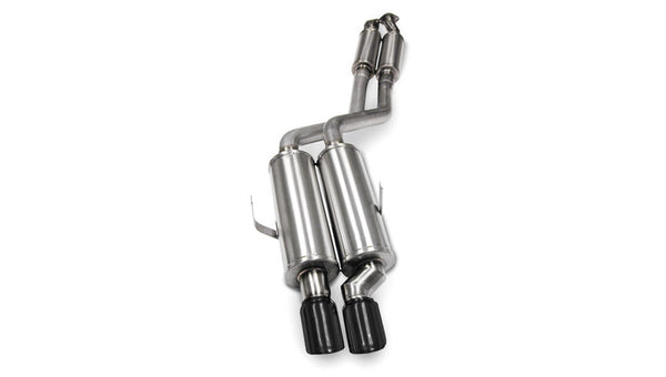 Corsa 1992-1999 BMW 325i/is Coupe E36 Black Sport Cat-Back Exhaust - 14553BLK
