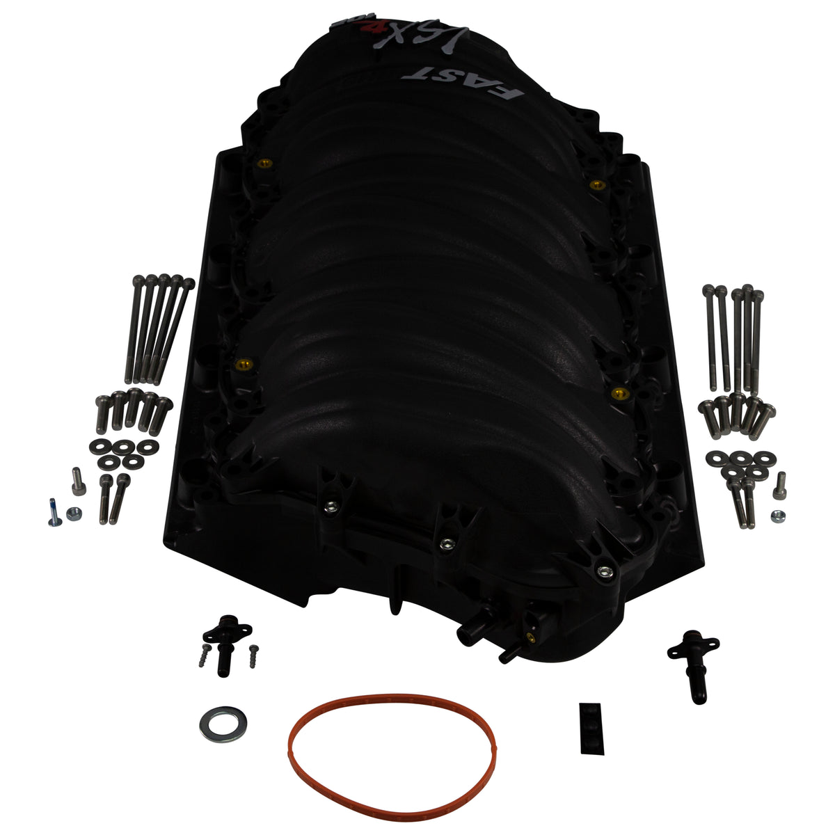 FAST LSXR Manifold 102MM Rect Port - Black - 146102B