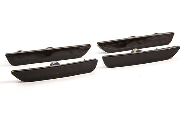 Diode Dynamics Mustang 2010 LED Sidemarkers Smoked Set - DD5060 for 2010-2014 Ford Mustang - front view