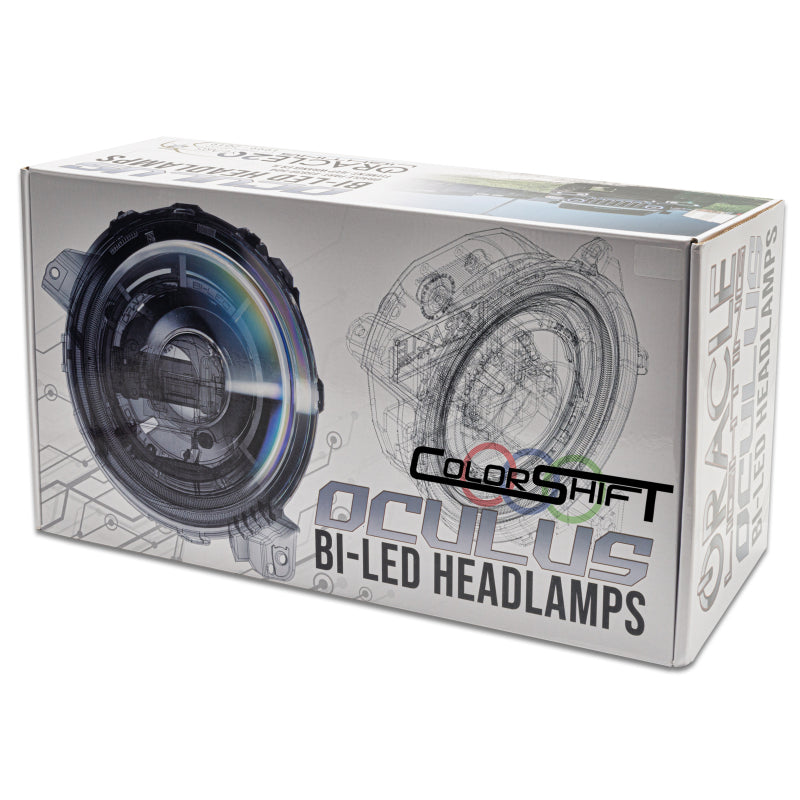 Oracle Oculus Bi-LED Projector Headlights for Jeep JL/Gladiator JT - w/ Simple Cntrl SEE WARRANTY - 5839-504-B
