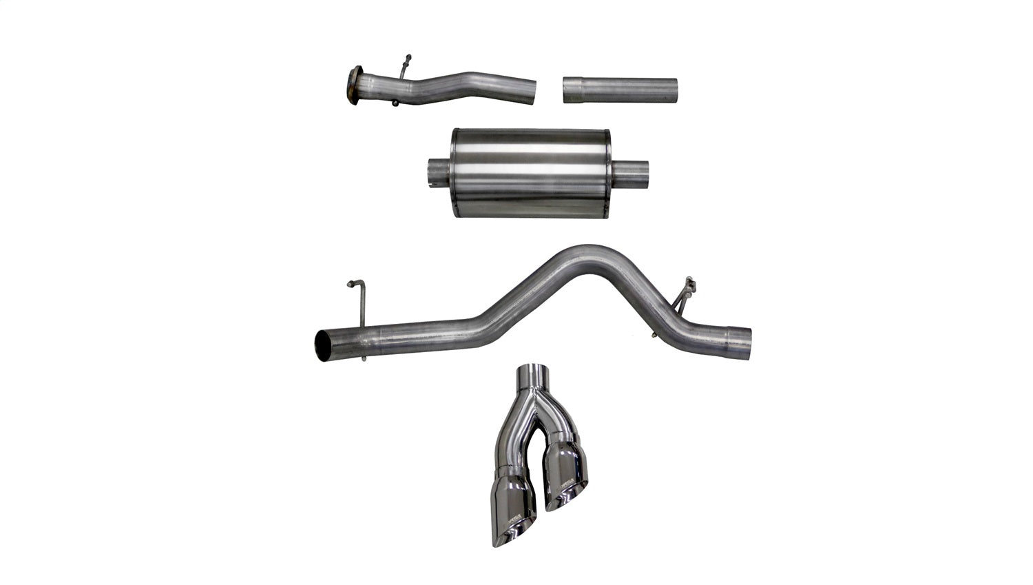 Corsa 2017-2022 Chevy Colorado 3.6L Extended Cab/ Long BedSport Cat-Back System Single Rear Exit - 14745