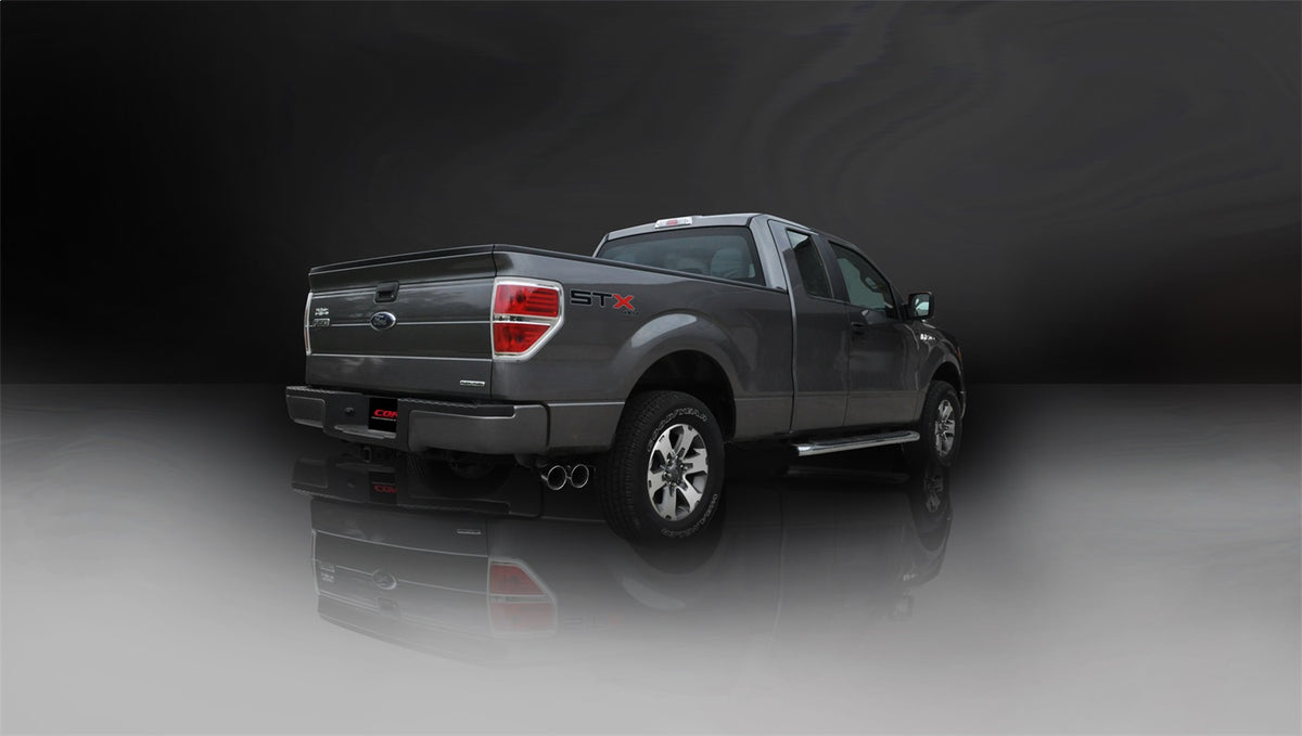 Corsa 2011-2014 Ford F-150 3.5L V6/5.0L V8 163.1in Wheelbase 3in Resonator Delete Kit - 14754