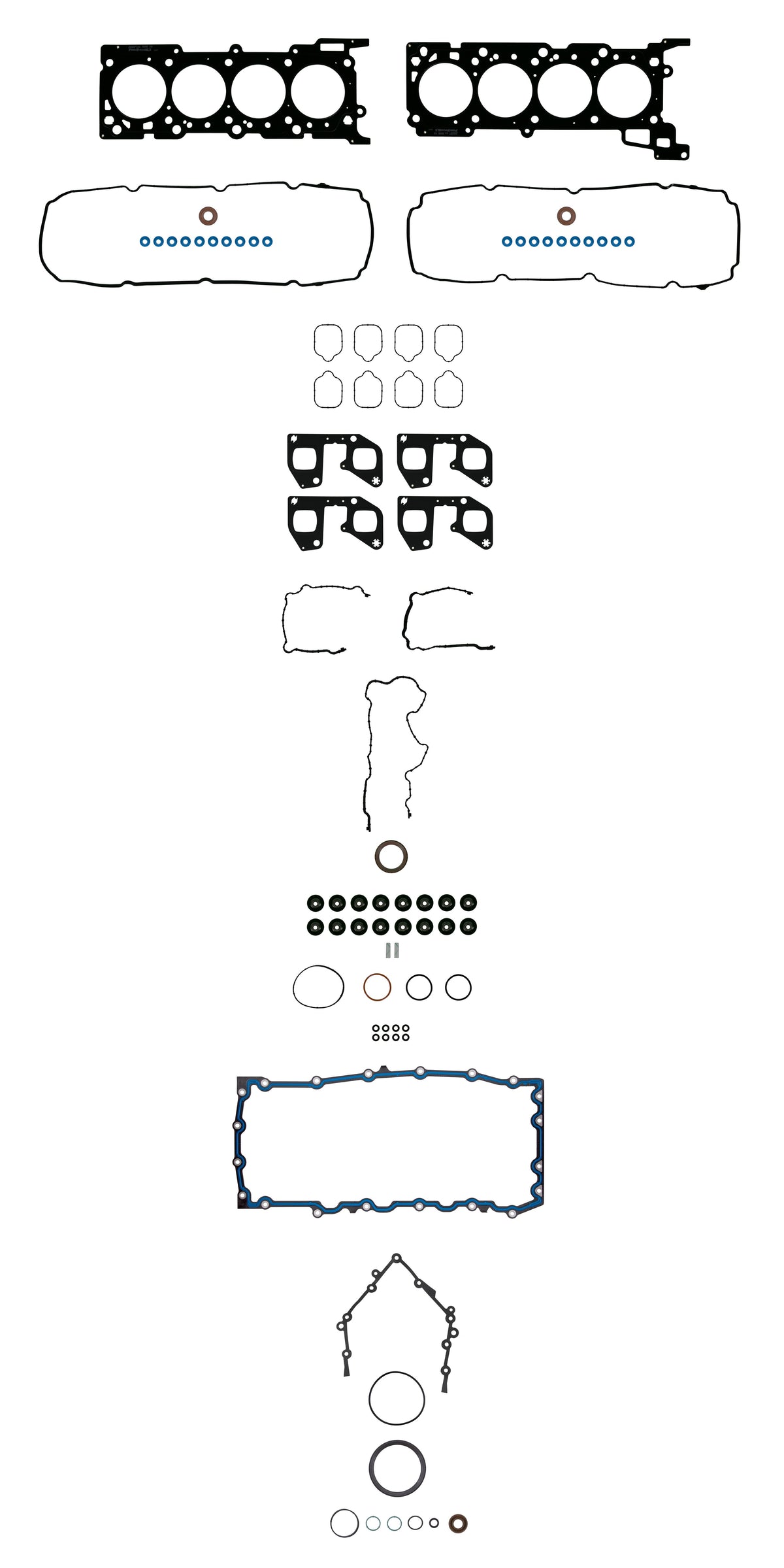 Fel-Pro Ford F-250 Super Duty 260-3193 Engine Gasket Set - 2603193 for 2011-2012 Ford F-250 - front view