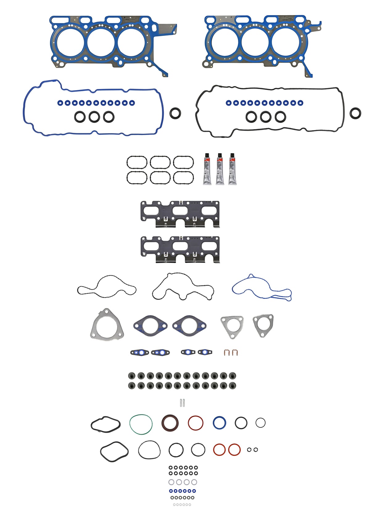Fel-Pro Ford Explorer HS 26680 PT-1 PermaTorque Engine Cylinder Head Gasket Set - HS26680PT1 for 2013-2019 Ford Explorer - front view