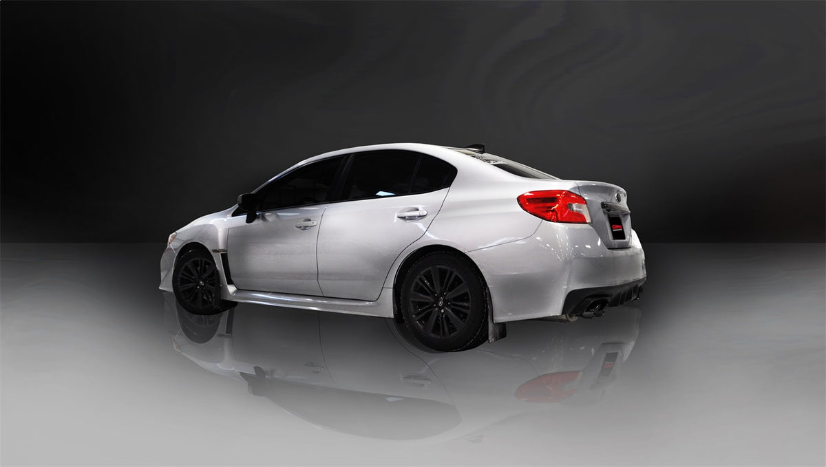 Corsa 2015-2021 Subaru WRX Cat Back Exhaust Black Quad 3.5in Tips *Sport* - 14857BLK