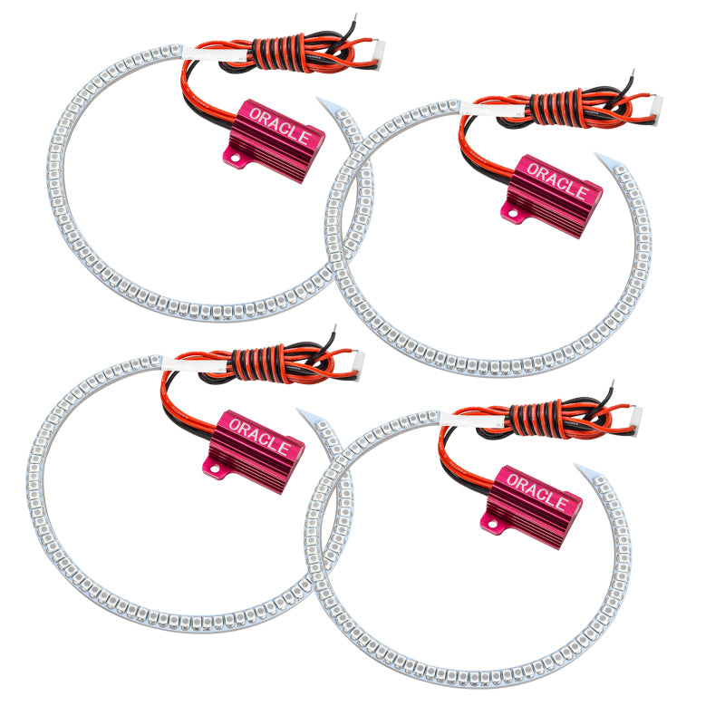 Oracle Chevrolet Camaro Non-RS 14-15 LED Dual Halo Kit Round Style - Green SEE WARRANTY - 2387-004