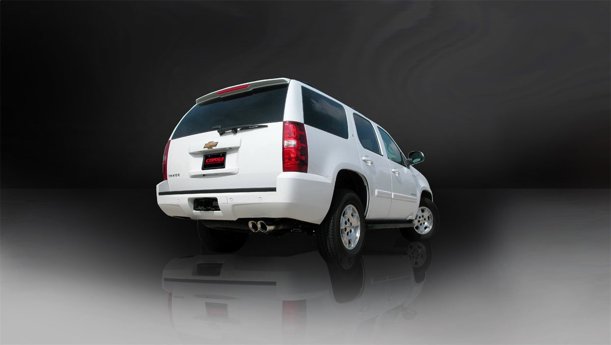 Corsa 09-11 Chevrolet Tahoe 5.3L V8 Polished Sport Cat-Back Exhaust - 14912