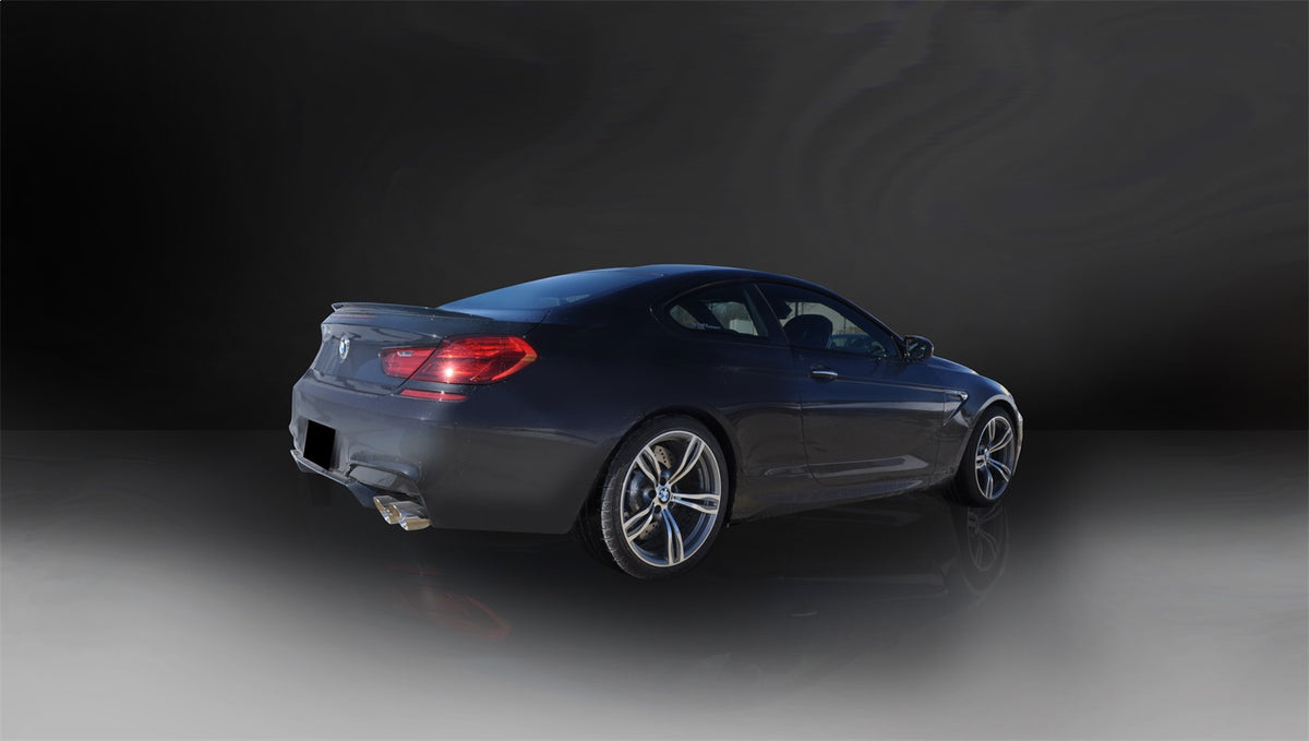 Corsa 2012-2017 BMW M6 F12 / F13 / F06 Polished Sport Axle-Back Exhaust - 14929