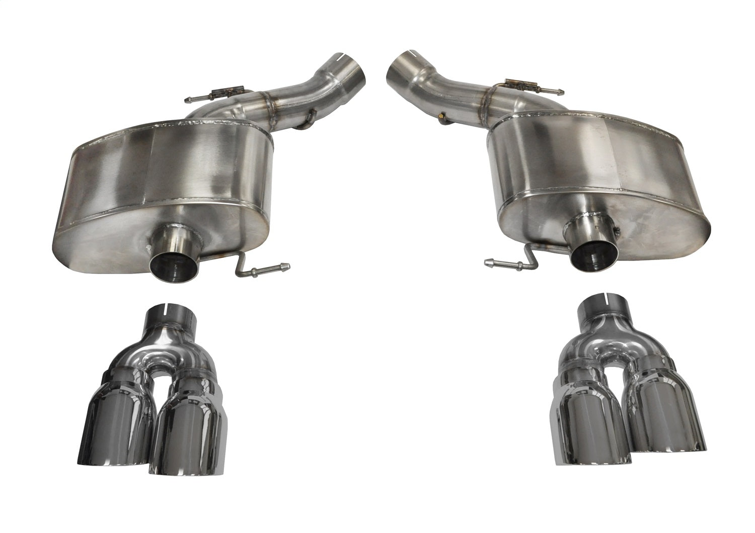 Corsa 2012-2017 BMW M5 F10 Polished Sport Axle-Back Exhaust - 14934