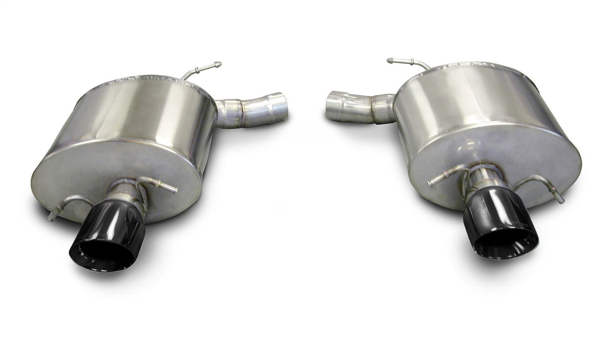 Corsa 2009-2014 Cadillac CTS Sedan V 6.2L V8 Black Touring Axle-Back Exhaust - 14940BLK