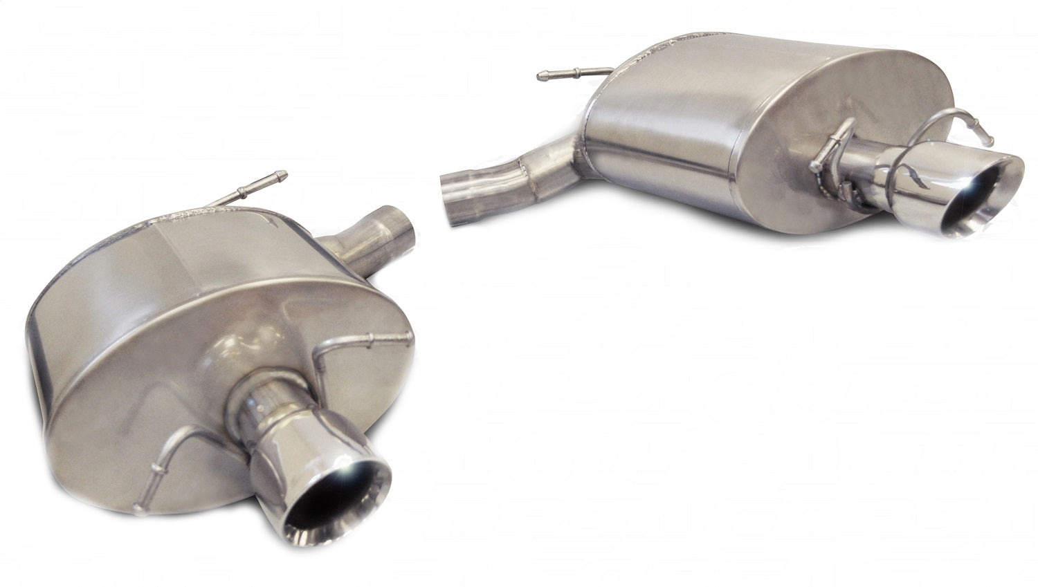 Corsa 2011-2014 Cadillac CTS Wagon V 6.2L V8 Polished Sport Axle-Back Exhaust - 14948