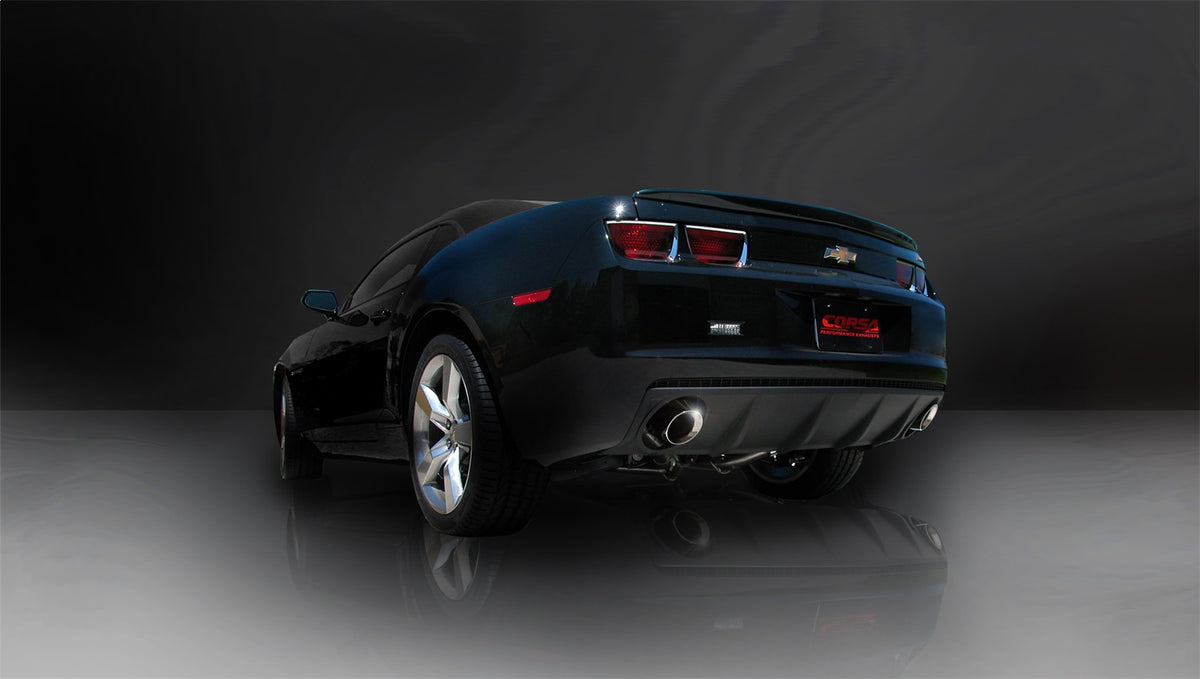 Corsa 10-14 Chevrolet Camaro Convertible SS 6.2L V8 Manual Polished Sport Cat-Back + XO Exhaust - 14951