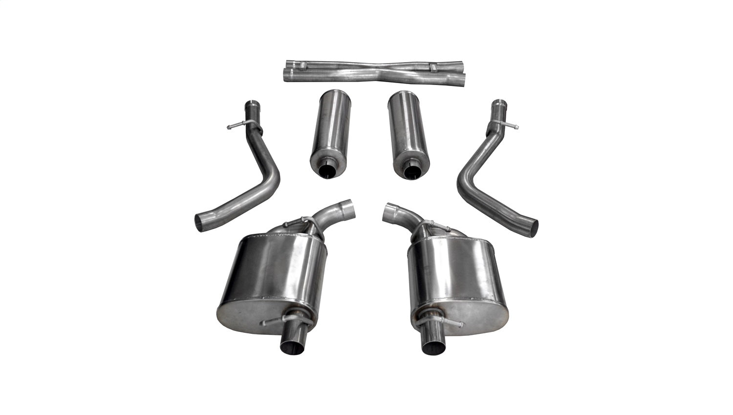 Corsa 2015-2016 Dodge Charger / Chrysler 300 5.7L V8 V8 Polished Sport Cat-Back - 14972