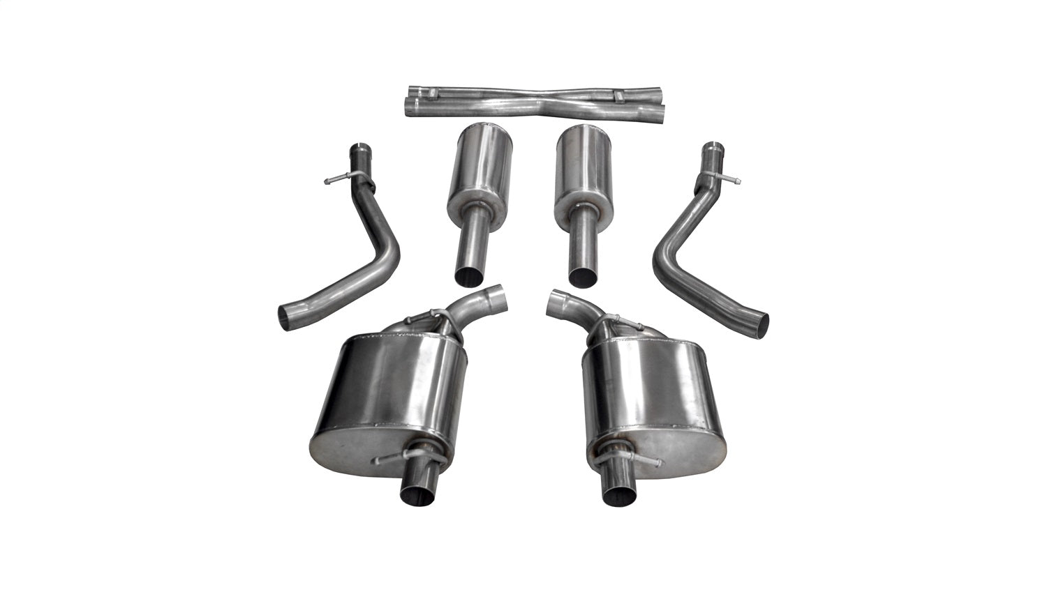 Corsa 2015-2016 Dodge Charger / Chrysler 300 5.7L V8 V8 Polished Xtreme Cat-Back - 14973