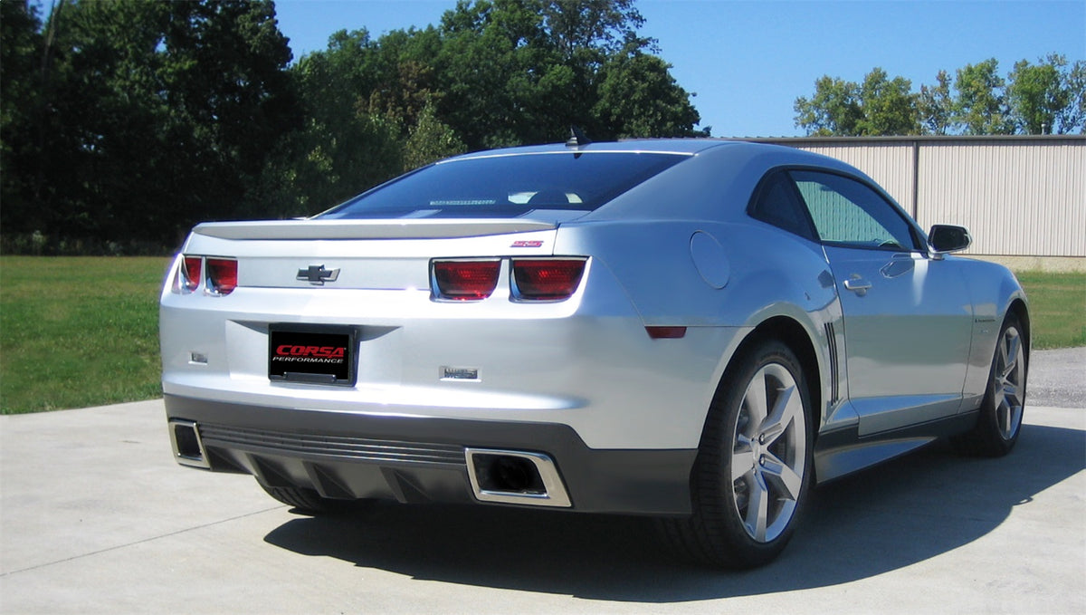 Corsa 10-15 Chevrolet Camaro SS 6.2L V8 Manual Xtreme 3in Cat-Back (No Tips Uses Factory Bezels) - 14976