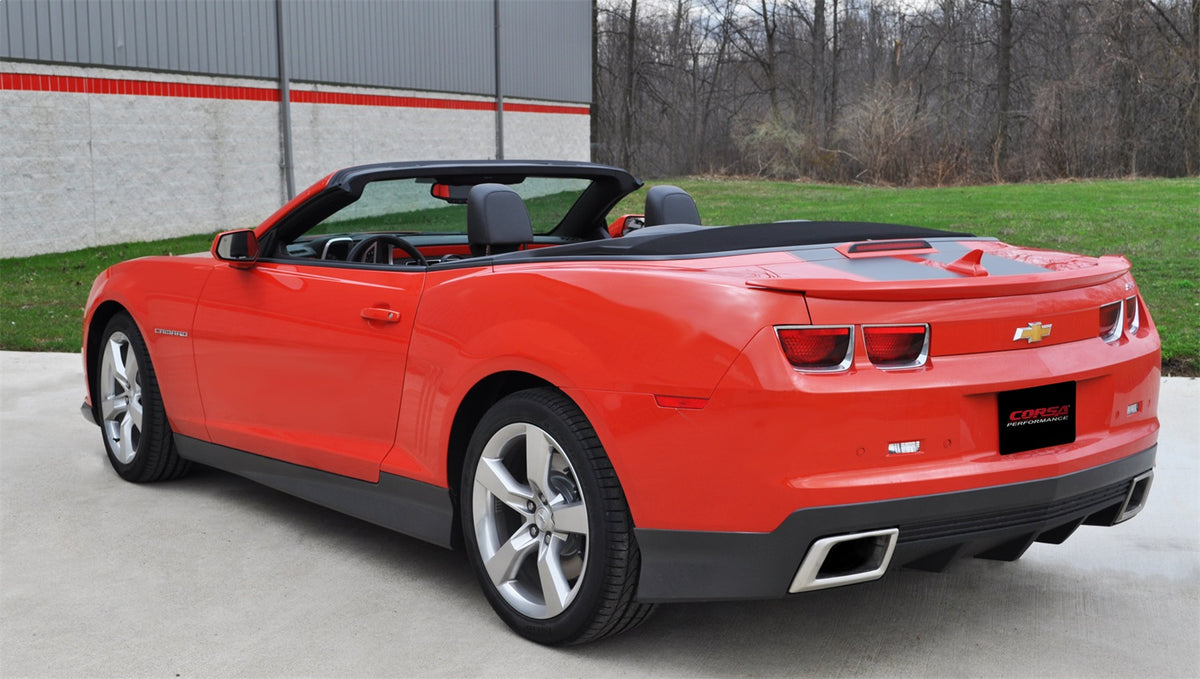 Corsa 10-15 Chevrolet Camaro SS 6.2L V8 Manual Xtreme 3in Cat-Back (No Tips Uses Factory Bezels) - 14976